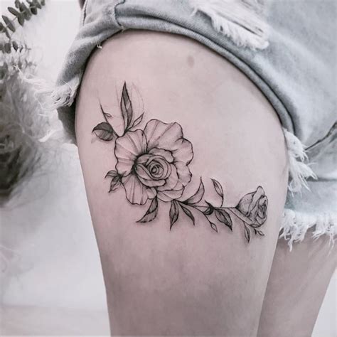 40 Estilos hermosos de Tatuajes en pierna para mujer